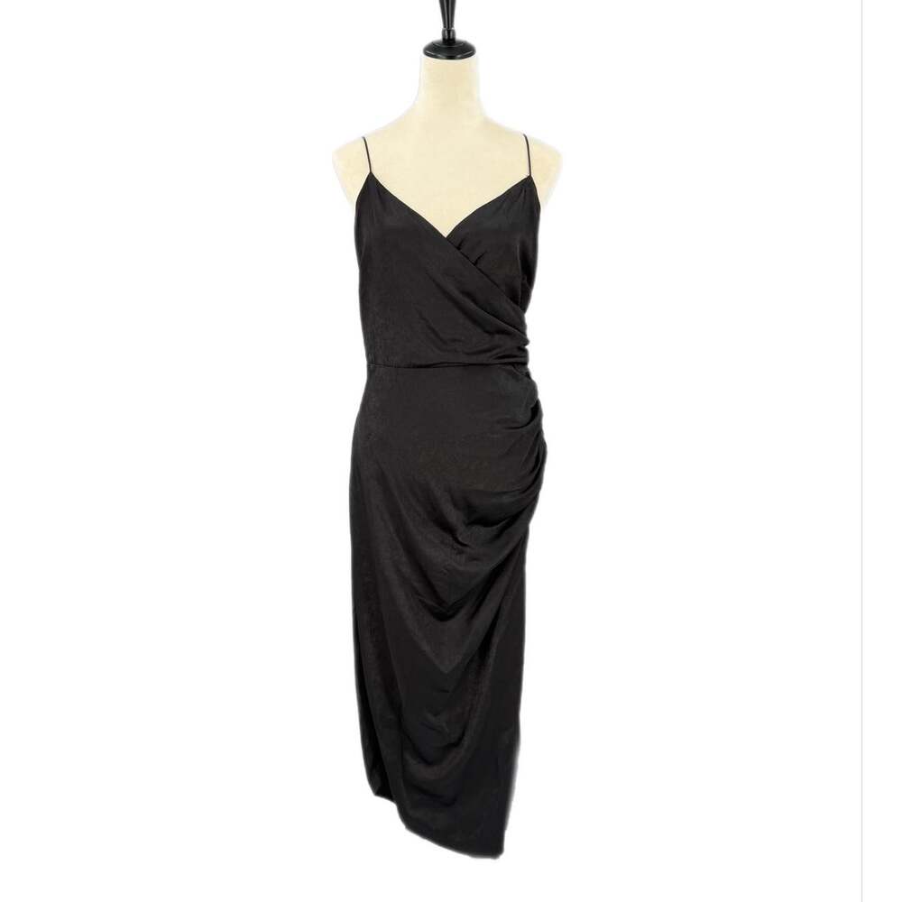 Kittenish NEW Black Formal Feminine Open Back Cocktail Simple Classic Dress